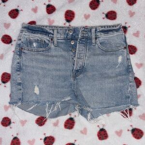Old Navy Light Blue Distressed Jean Shorts